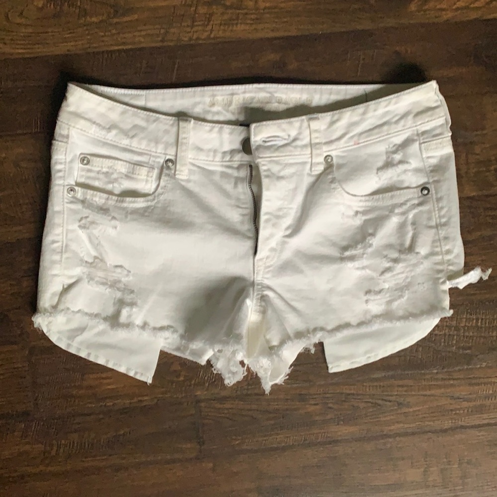 American Eagle white  denim shorts